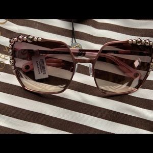 Henri Bendel Glam Square Sunglasses